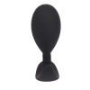 Анальная пробка Chisa Black Mont со стопером, черная, 11 х 4,2 см фото №3 — секс игрушки: Украина, NO TABOO