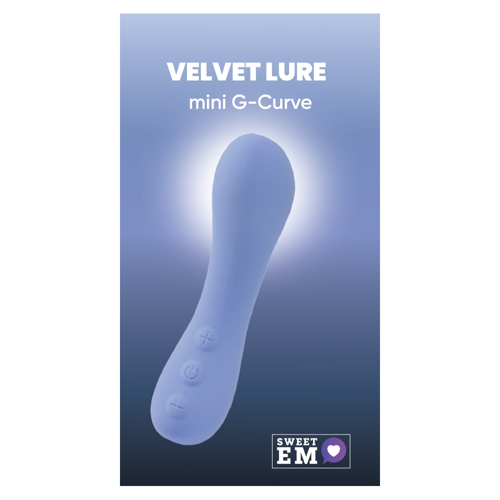 Мини-вибратор Sweet Em mini G-Curve для точки G, голубой, 12.6 х 4 см фото №0 — секс игрушки: Украина, NO TABOO