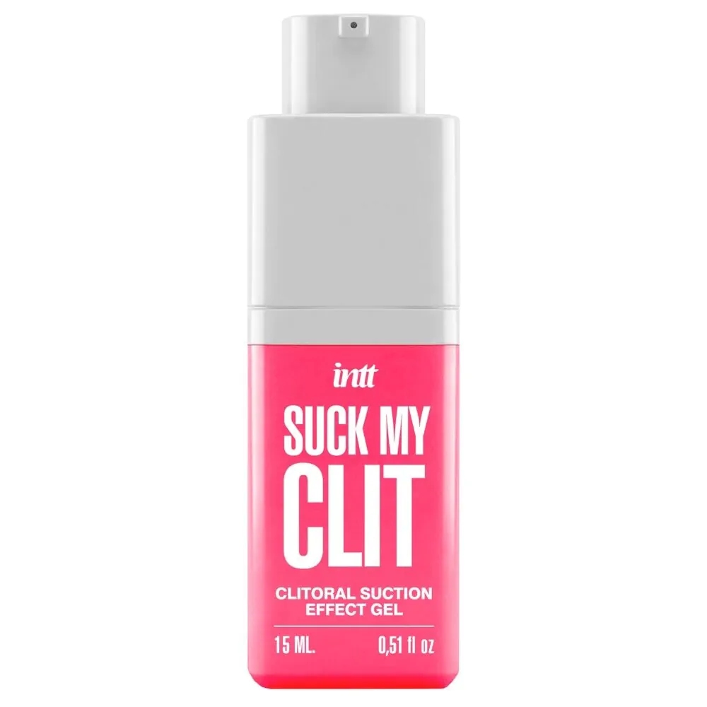 Гель для клиторальной стимуляции Intt Suck My Clit с ароматом клубники, 15 мл, фото №2 — секс шоп Украина, NO TABOO
