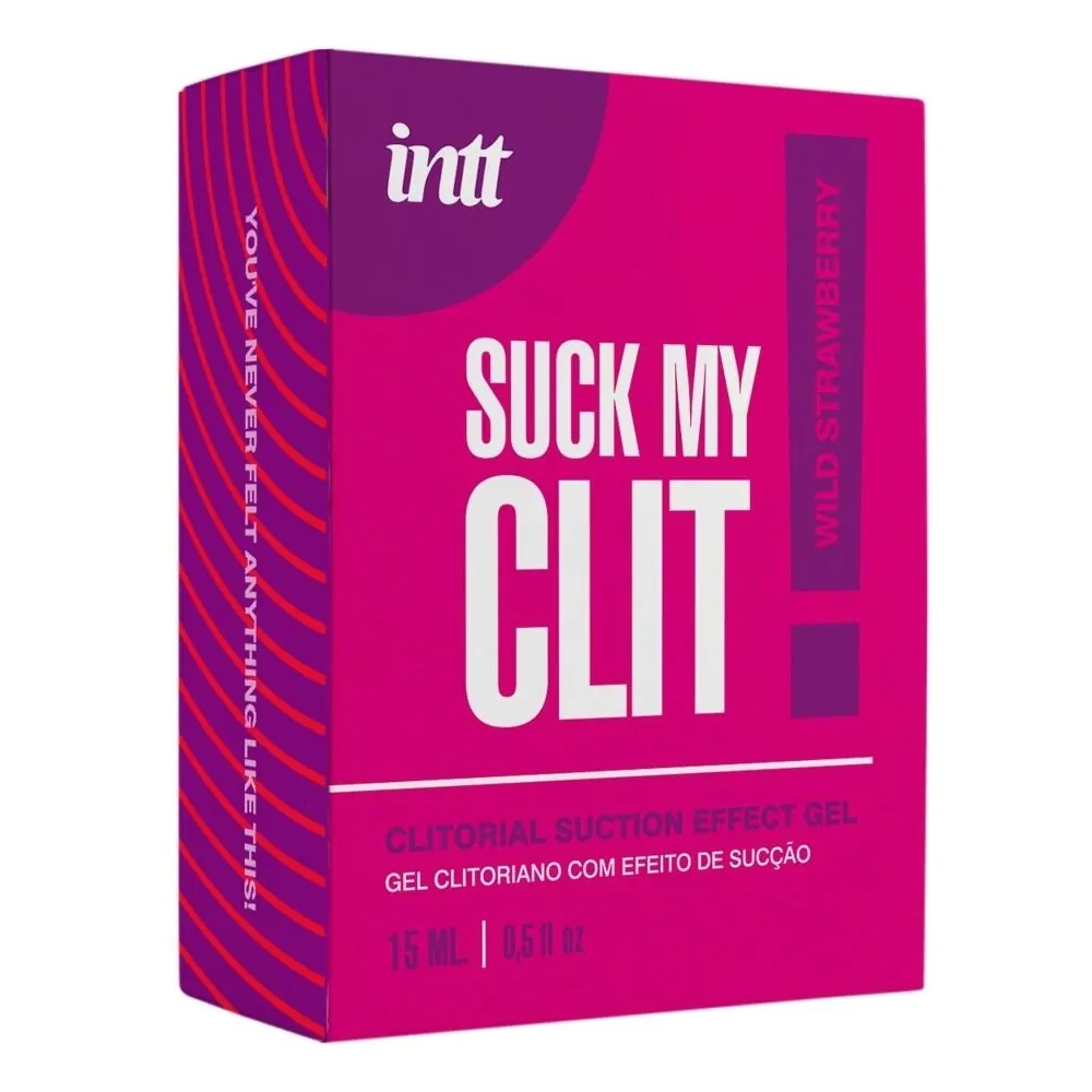 Гель для клиторальной стимуляции Intt Suck My Clit с ароматом клубники, 15 мл, фото №4 — секс шоп Украина, NO TABOO