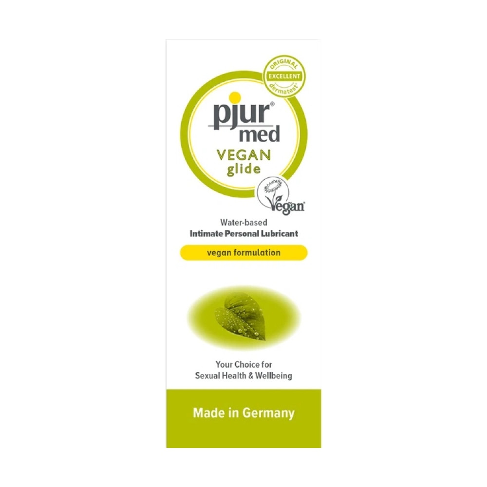 Пробник веганский лубрикант Pjur Med Vegan Glide на водной основе, 2 мл, фото №0 — секс шоп Украина, NO TABOO