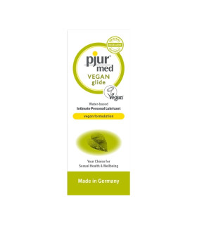 Пробник веганський лубрикант Pjur Med Vegan Glide на водній основі, 2 мл - No Taboo