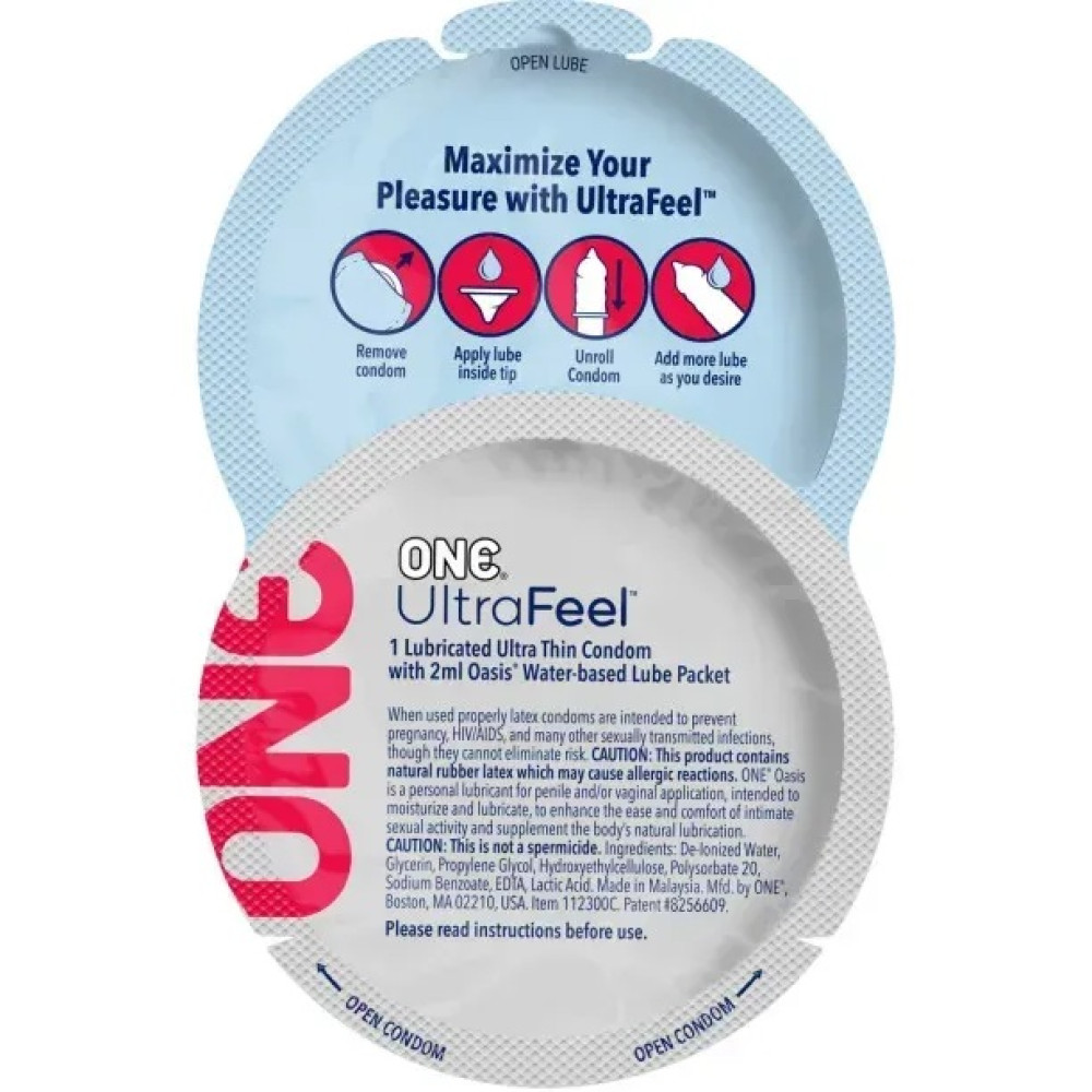 Презервативы латексные One Ultra Feel с дополнительным лубрикантом, 5 шт, фото №0 — секс шоп Украина, NO TABOO