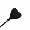 Стек в форме сердца WOW Fetish из искусственной кожи, черный, фото №3 — секс шоп Украина, NO TABOO