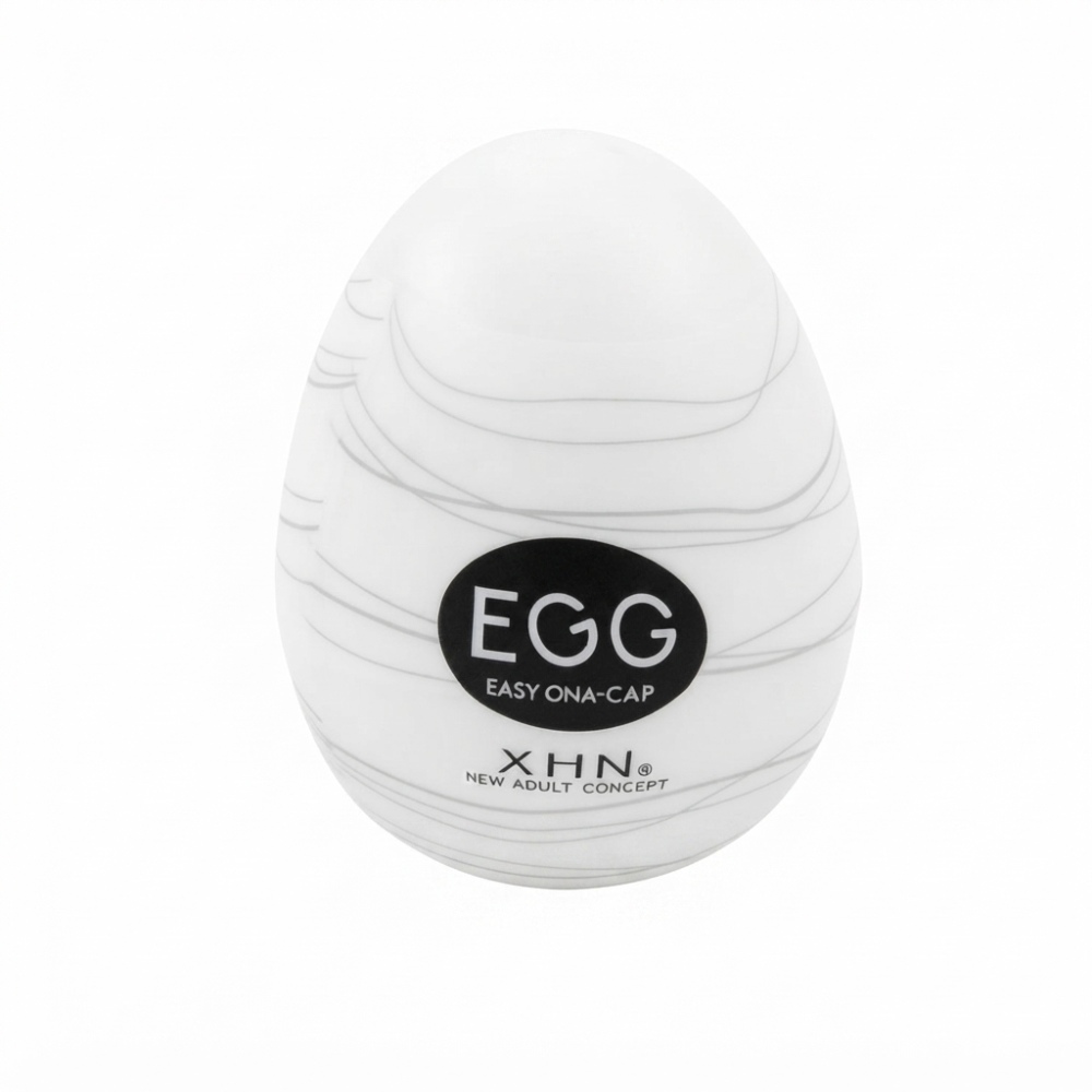 Мастурбатор яйцо с рельефом XHN THREAD Egg Easy Ona-Cap, белый, 6.8 х 5.2 см фото №4 — секс игрушки: Украина, NO TABOO
