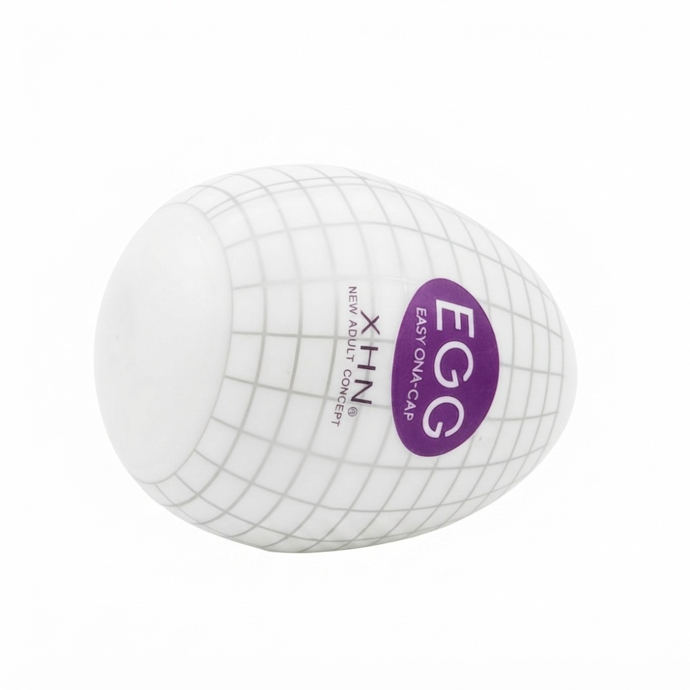 Мастурбатор яйцо с рельефом XHN SPIDER WEB Egg Easy Ona-Cap, белый, 6.8 х 5.2 см фото №5 — секс игрушки: Украина, NO TABOO