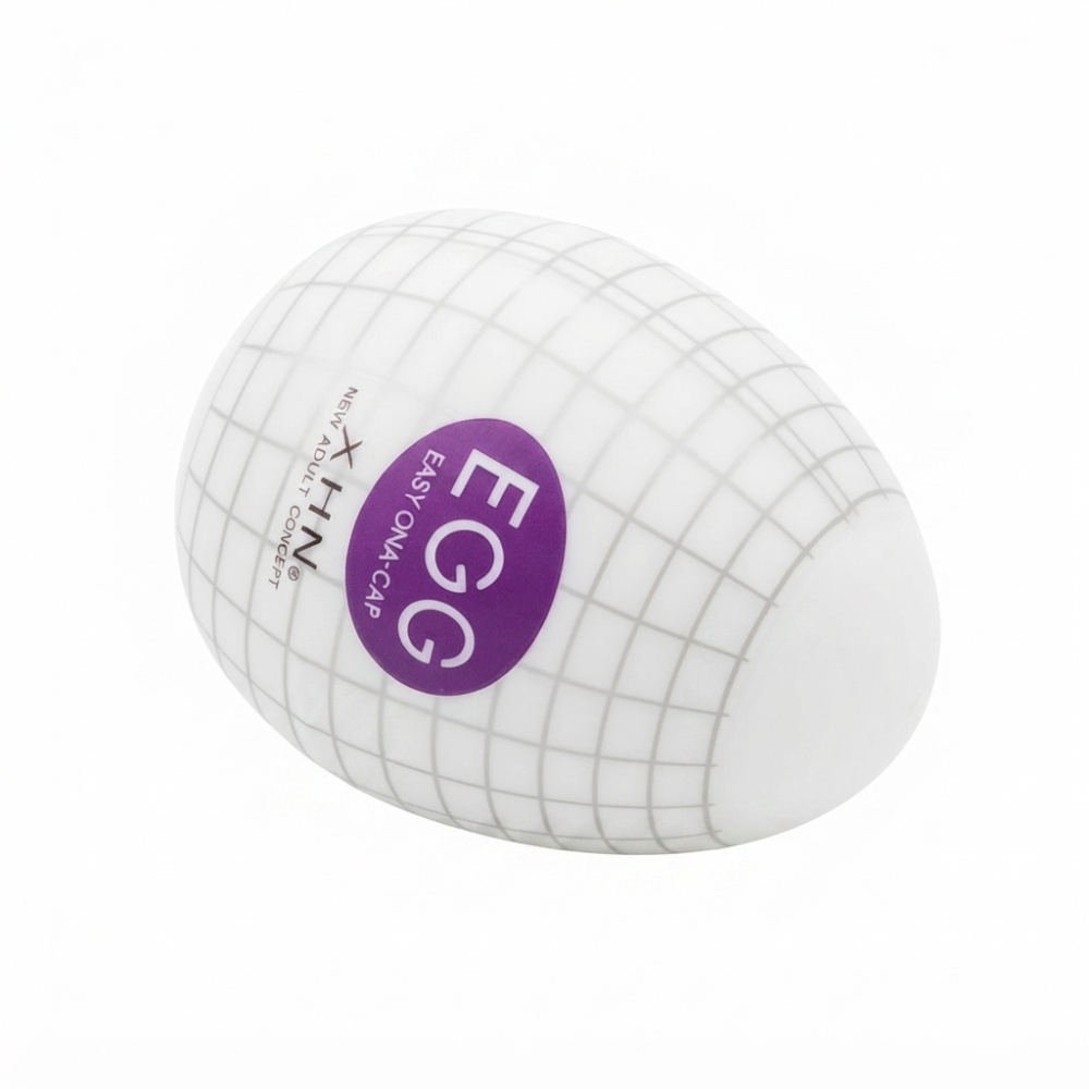 Мастурбатор яйцо с рельефом XHN SPIDER WEB Egg Easy Ona-Cap, белый, 6.8 х 5.2 см фото №6 — секс игрушки: Украина, NO TABOO