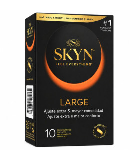 Презервативы безлатексные Skyn Large большого размера, 10 шт - No Taboo