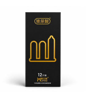 Презервативы Muaisi 0.01 Black ультратонкие, 12 шт - No Taboo