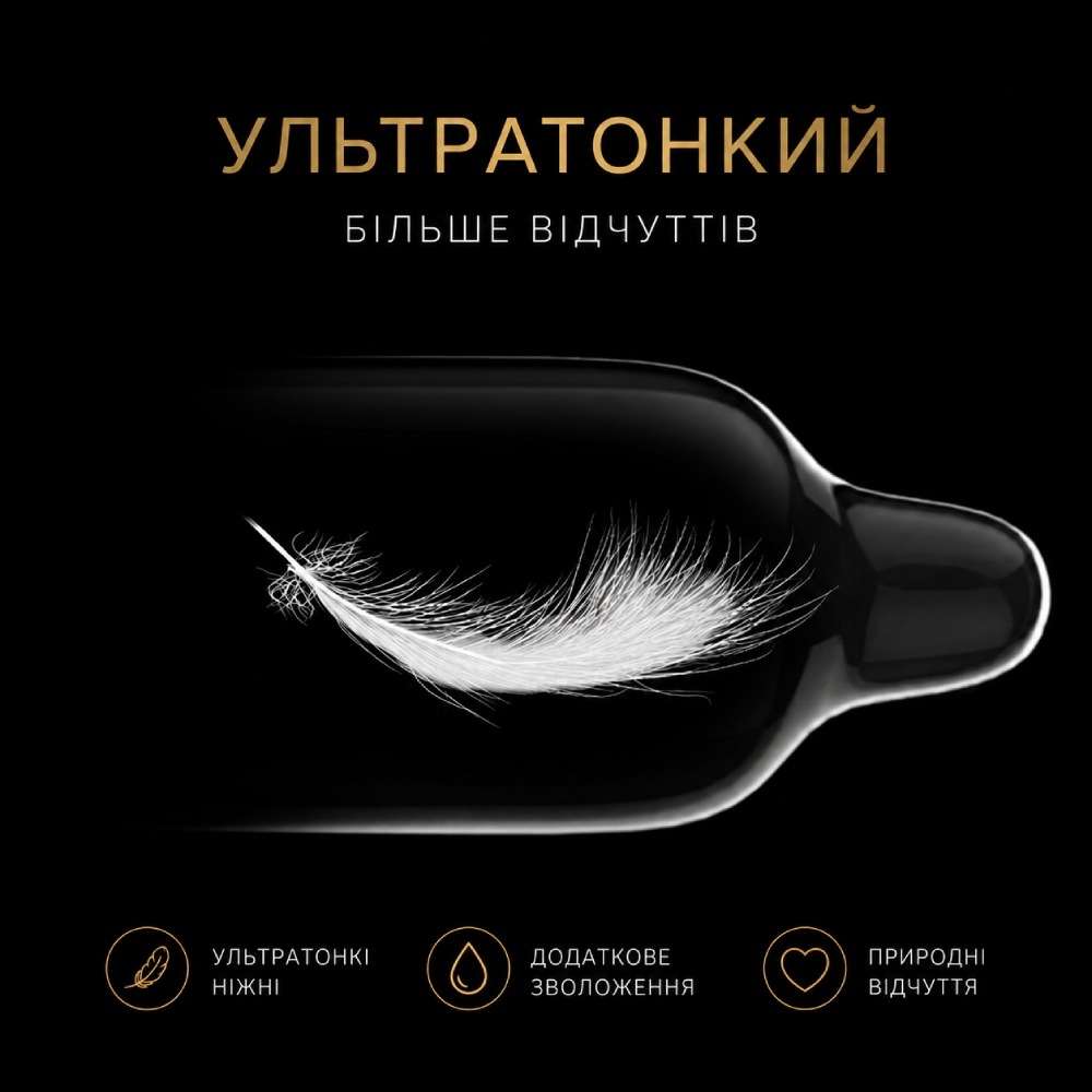 Презервативы Muaisi 0.01 Black ультратонкие, 12 шт, фото №4 — секс шоп Украина, NO TABOO