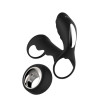 Двойное эрекционное виброкольцо Dream Toys Midnight Magic с пультом, черное, 10 х 3.2 см (пульт не работает) фото №1 — секс игрушки: Украина, NO TABOO