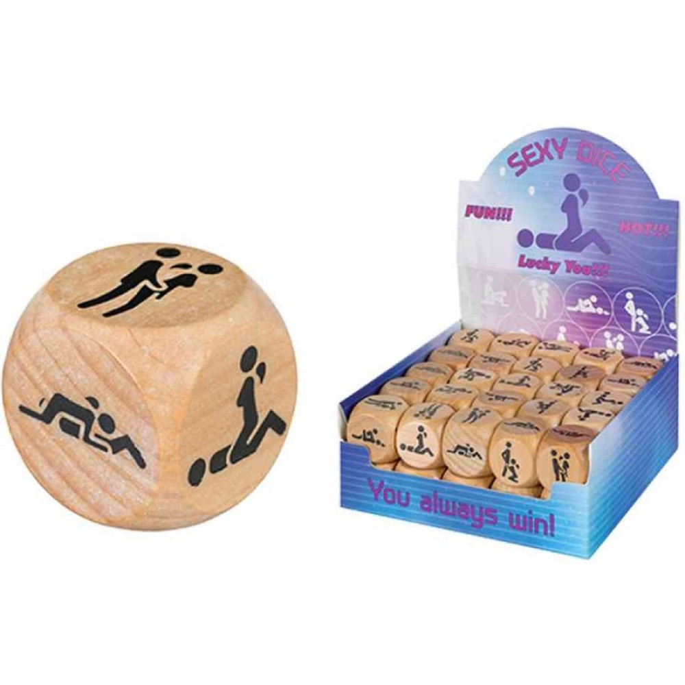 Игровой кубик Crushious Dice с шестью позами Камасутры, деревянный, 1 шт, фото №0 — секс шоп Украина, NO TABOO