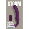 Безремневый вибрострапон Dream Toys Storm с пультом, фиолетовый, 21 х 3.9 см фото №8 — секс игрушки: Украина, NO TABOO