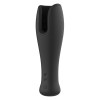 Мастурбатор для головки Dream Toys Essentials с вибрацией, черный, 19,5 × 6,5 см фото №1 — секс игрушки: Украина, NO TABOO