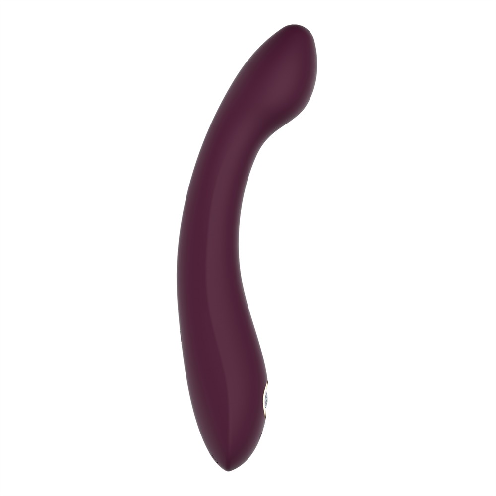 Вибратор для точки G Dream Toys Essentials со стразами, бордовый, 21.8 × 3.6 см фото №3 — секс игрушки: Украина, NO TABOO