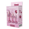 Набор анальных пробок Dream Toys Gleaming Love, перламутрово-розовый, 3 шт фото №2 — секс игрушки: Украина, NO TABOO
