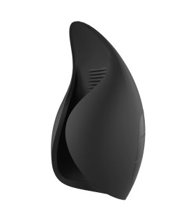Мастурбатор открытый Dream Toys Essentials с вибрацией, черный, 13 х 5 см - No Taboo
