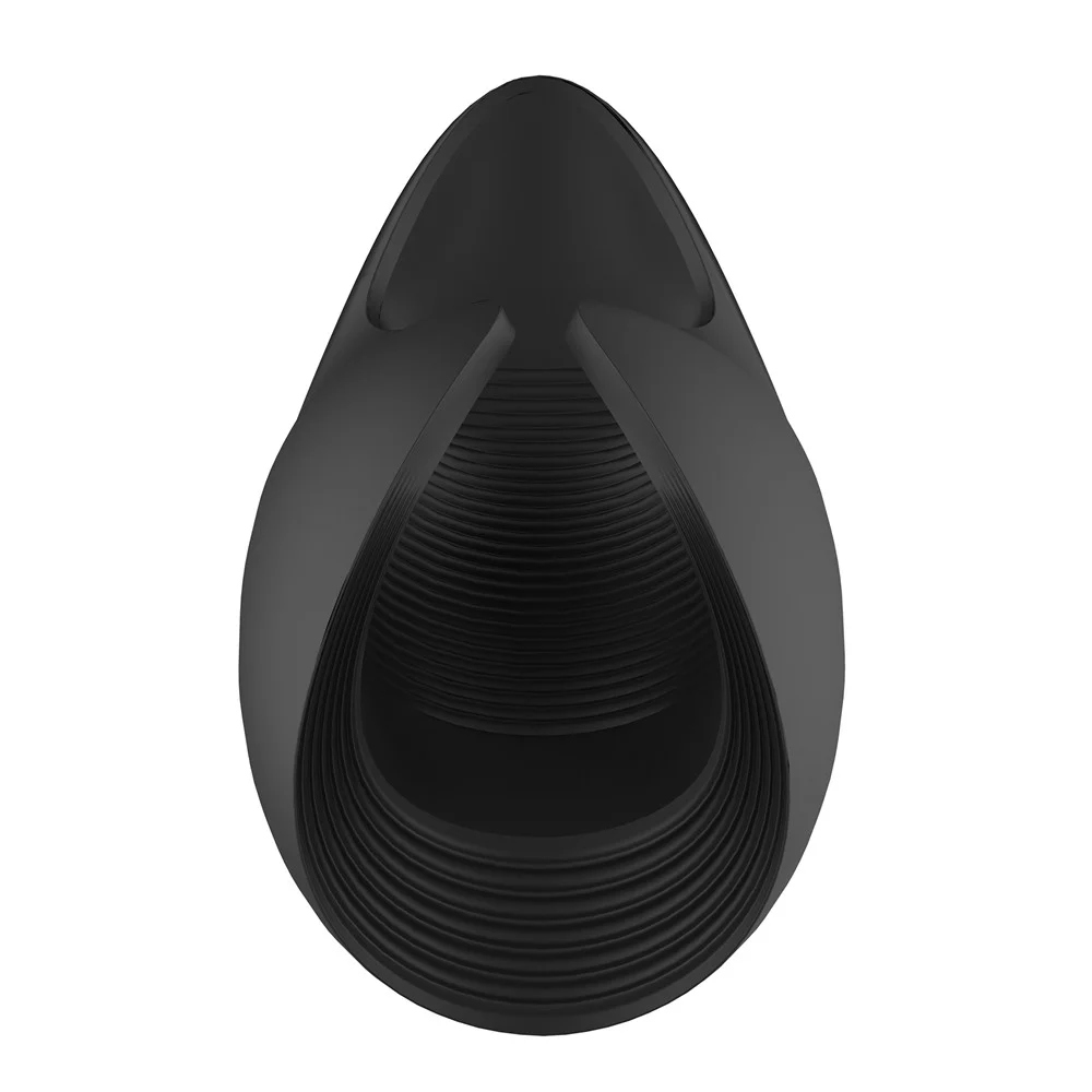 Мастурбатор открытый Dream Toys Essentials с вибрацией, черный, 13 х 5 см фото №5 — секс игрушки: Украина, NO TABOO