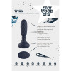 Анальный вибратор с пультом Dream Toys Titan с вращением, синий, 14,2 × 3,4 см фото №9 — секс игрушки: Украина, NO TABOO
