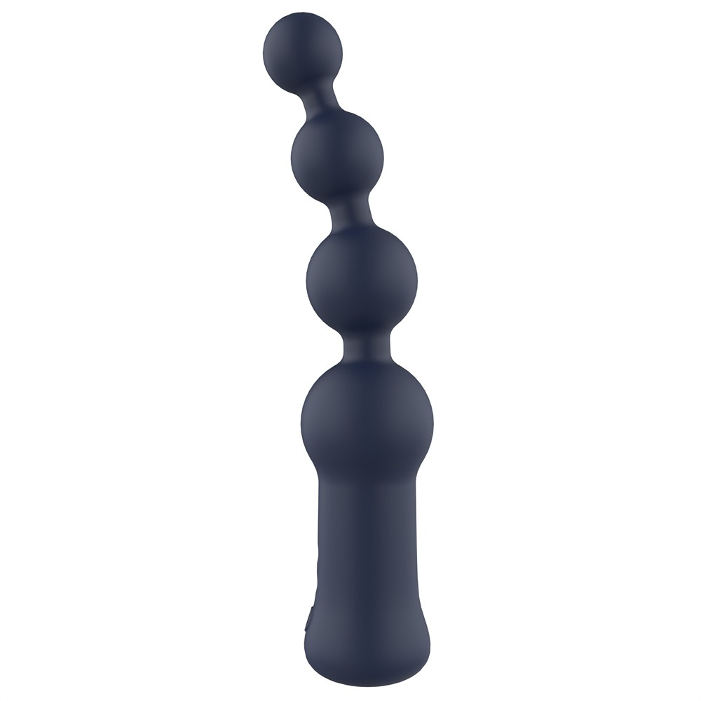 Анальный вибратор Dream Toys Hubble елочка на 4 шарика, синий, 18,6 × 4,2 см фото №5 — секс игрушки: Украина, NO TABOO