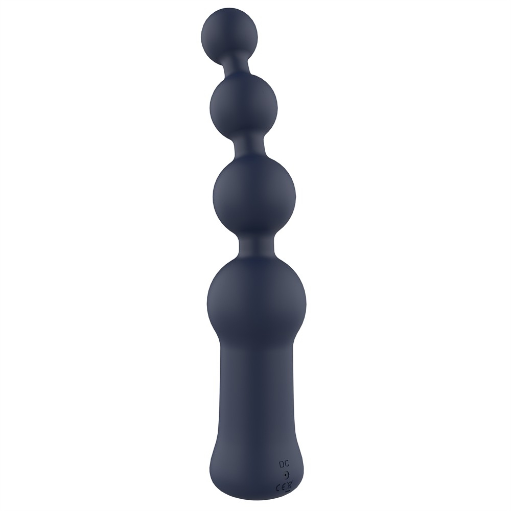 Анальный вибратор Dream Toys Hubble елочка на 4 шарика, синий, 18,6 × 4,2 см фото №7 — секс игрушки: Украина, NO TABOO