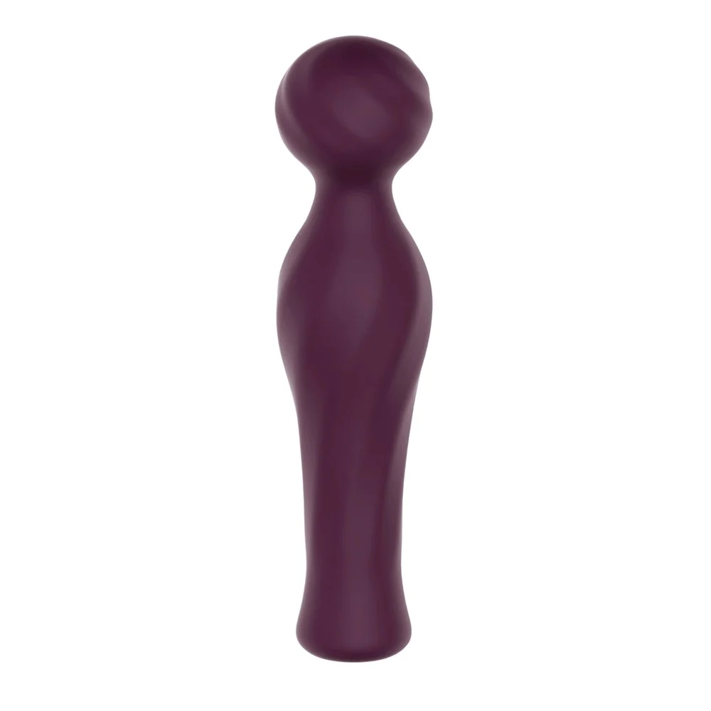 Вибратор-микрофон Dream Toys Magic Wand со стразами, бордовый, 16,5 × 4 см фото №4 — секс игрушки: Украина, NO TABOO
