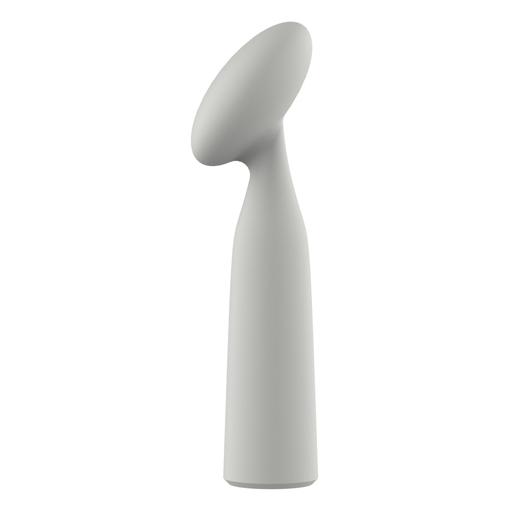 Точечный вибратор Dream Toys Nude Luna в форме мини-микрофона, серый, 16.2 х 3.3 см фото №3 — секс игрушки: Украина, NO TABOO