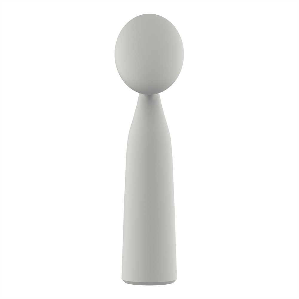 Точечный вибратор Dream Toys Nude Luna в форме мини-микрофона, серый, 16.2 х 3.3 см фото №5 — секс игрушки: Украина, NO TABOO
