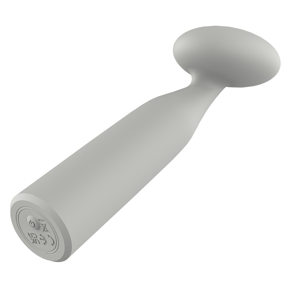 Точечный вибратор Dream Toys Nude Luna в форме мини-микрофона, серый, 16.2 х 3.3 см фото №9 — секс игрушки: Украина, NO TABOO