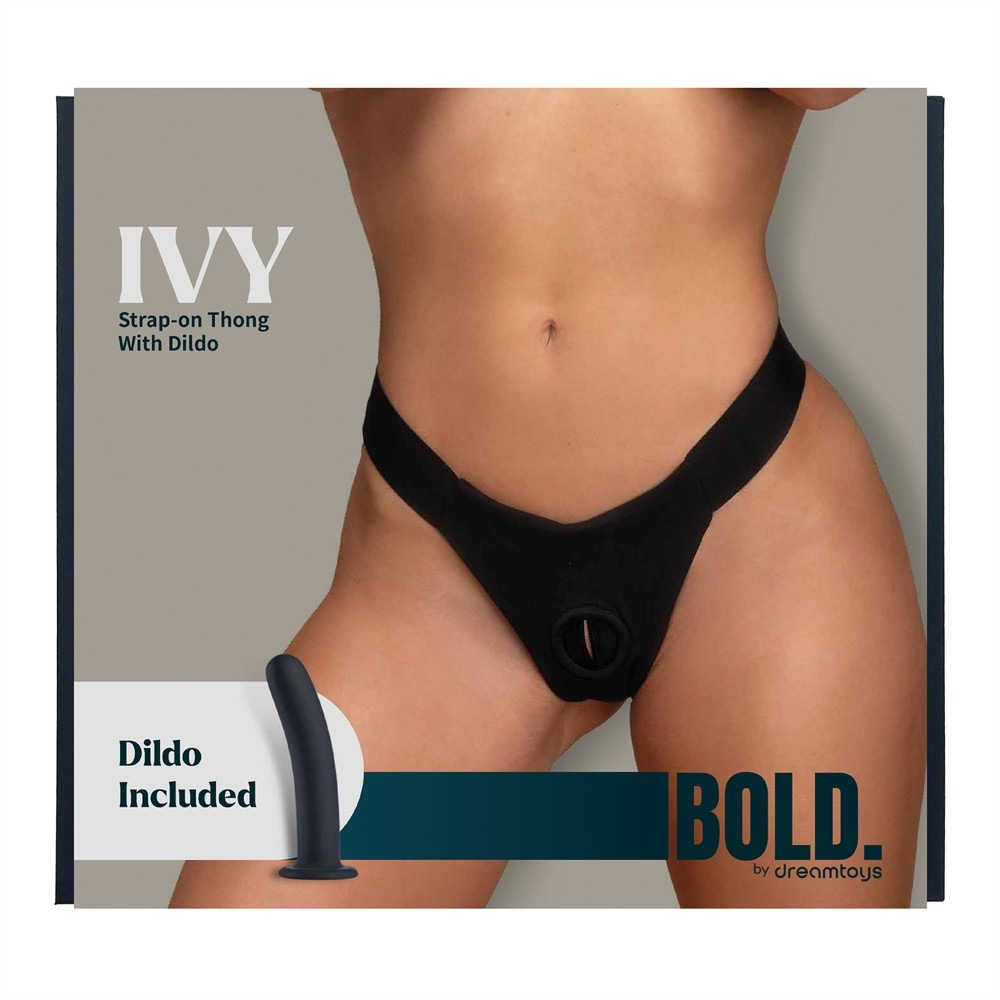 Страпон на трусиках Dream Toys Bold, черный, 12.7 х 3 см фото №2 — секс игрушки: Украина, NO TABOO