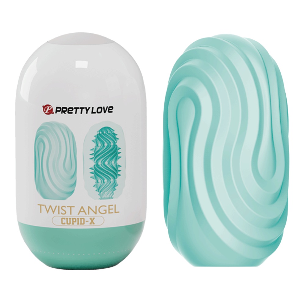 Минимастурбатор Pretty Love Twist Angel Cupid X Egg, мятный, 10 х 5,6 см фото №0 — секс игрушки: Украина, NO TABOO