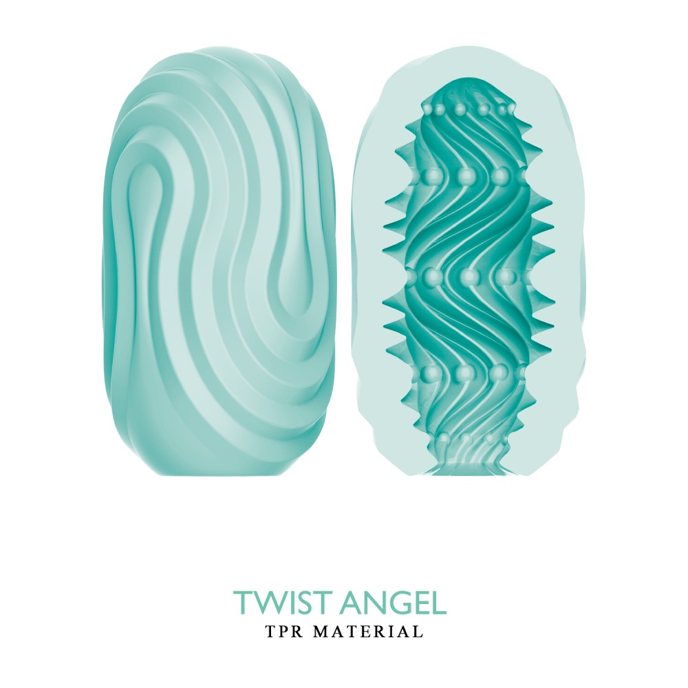 Минимастурбатор Pretty Love Twist Angel Cupid X Egg, мятный, 10 х 5,6 см фото №3 — секс игрушки: Украина, NO TABOO