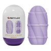 Минимастурбатор Pretty Love Smooth Stripes Cupid X Egg, фиолетовый, 10 х 5,6 см фото №1 — секс игрушки: Украина, NO TABOO