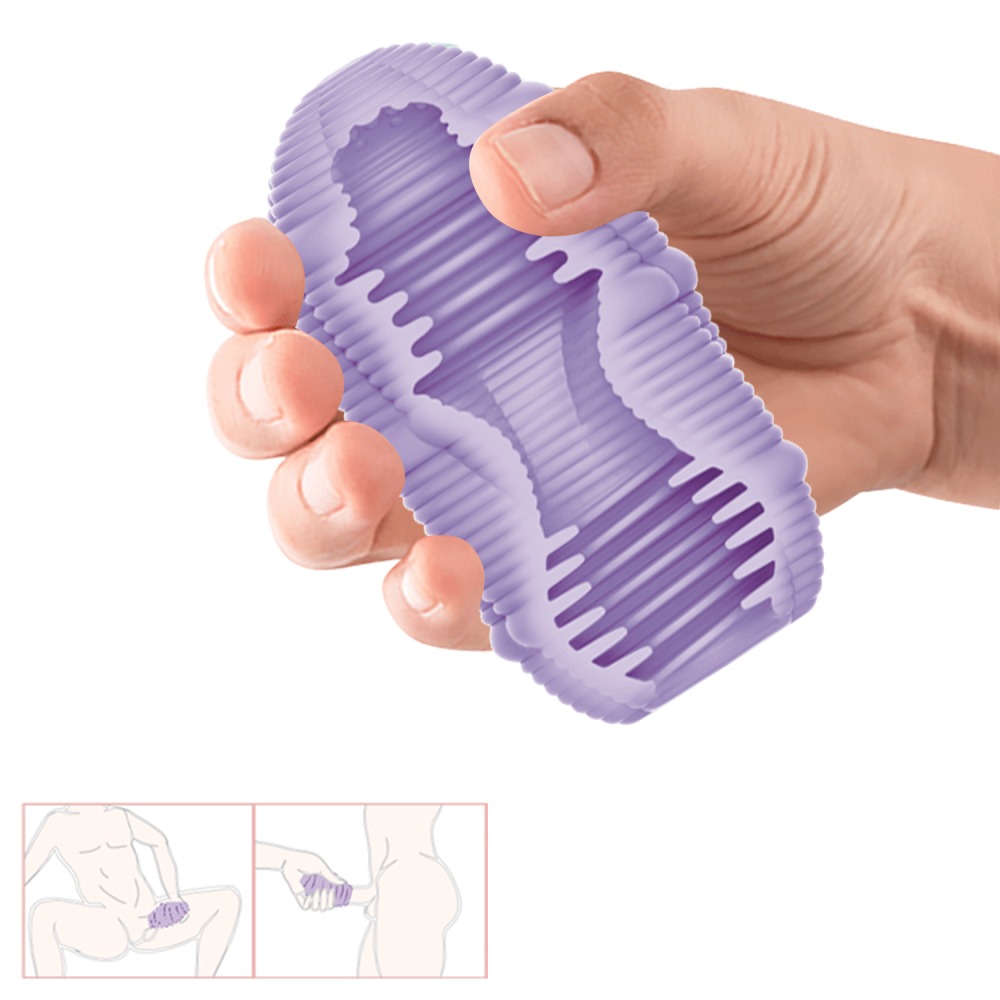 Минимастурбатор Pretty Love Smooth Stripes Cupid X Egg, фиолетовый, 10 х 5,6 см фото №4 — секс игрушки: Украина, NO TABOO