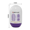 Минимастурбатор Pretty Love Smooth Stripes Cupid X Egg, фиолетовый, 10 х 5,6 см фото №5 — секс игрушки: Украина, NO TABOO