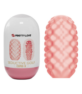 Минимастурбатор Pretty Love Seductive Golf Cupid X Egg, розовый, 10 х 5,6 см - No Taboo