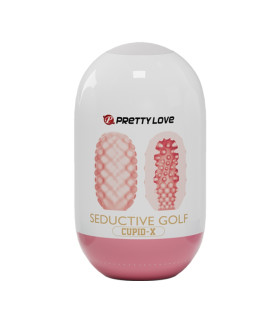 Минимастурбатор Pretty Love Seductive Golf Cupid X Egg, розовый, 10 х 5,6 см - No Taboo