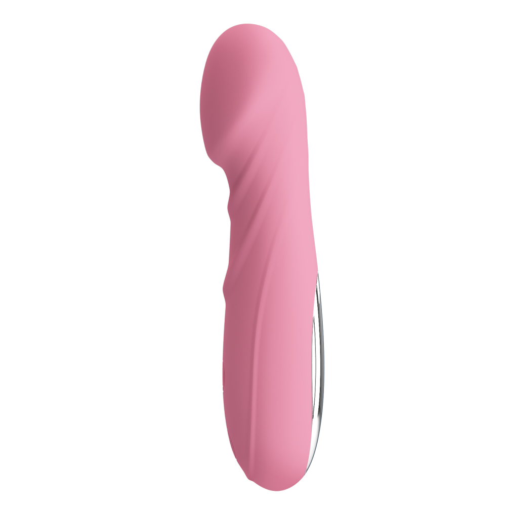 Вибратор для точки G Pretty Love Candice рельефный, розовый, 14.2 х 2.9 см фото №3 — секс игрушки: Украина, NO TABOO