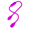 Подвійне віброяйце Pretty Love Dream Lover's Whip гнучке, фіолетове, 65.5 х 3.2 см фото №2 — секс іграшки: Україна, NO TABOO