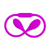 Подвійне віброяйце Pretty Love Dream Lover's Whip гнучке, фіолетове, 65.5 х 3.2 см фото №4 — секс іграшки: Україна, NO TABOO