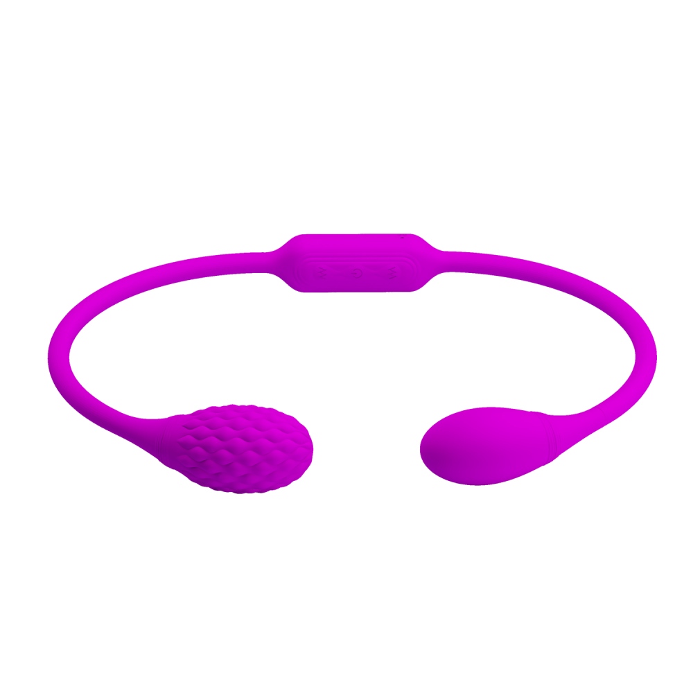 Подвійне віброяйце Pretty Love Dream Lover's Whip гнучке, фіолетове, 65.5 х 3.2 см фото №5 — секс іграшки: Україна, NO TABOO