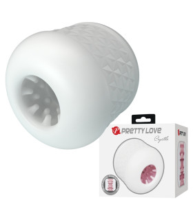 Минимастурбатор Pretty Love Cory, белый, 6 х 6 см - No Taboo