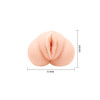 Мастурбатор-вагіна CRAZY BULL 3D Vagina с вибрацией, бежевий, 14 х 6 см фото №10 — секс игрушки: Украина, NO TABOO