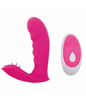 Безременный страпон Chisa Intimate Melody с пультом, розовый, 11.9 х 3.2 см - No Taboo