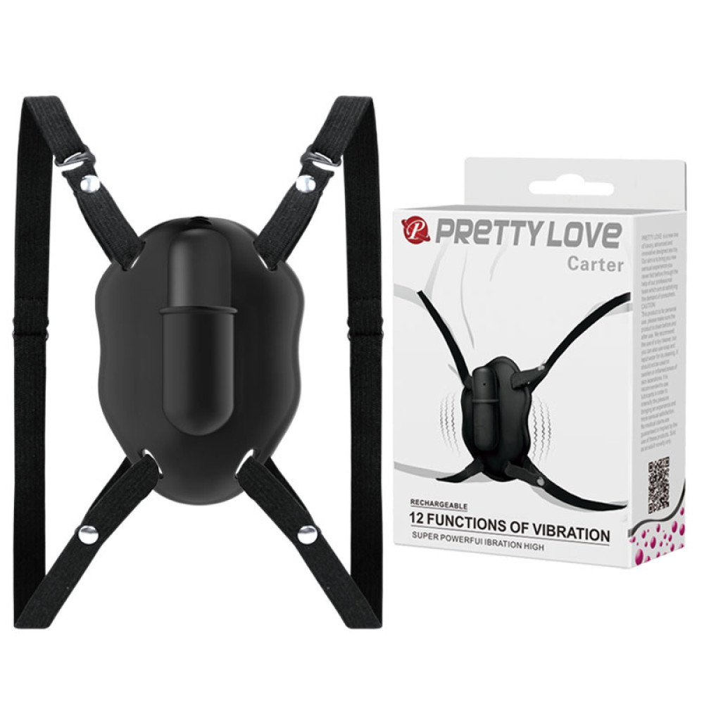 Вибратор для клитора Pretty Love Carter на трусиках, черный, 6 х 1.9 см фото №0 — секс игрушки: Украина, NO TABOO