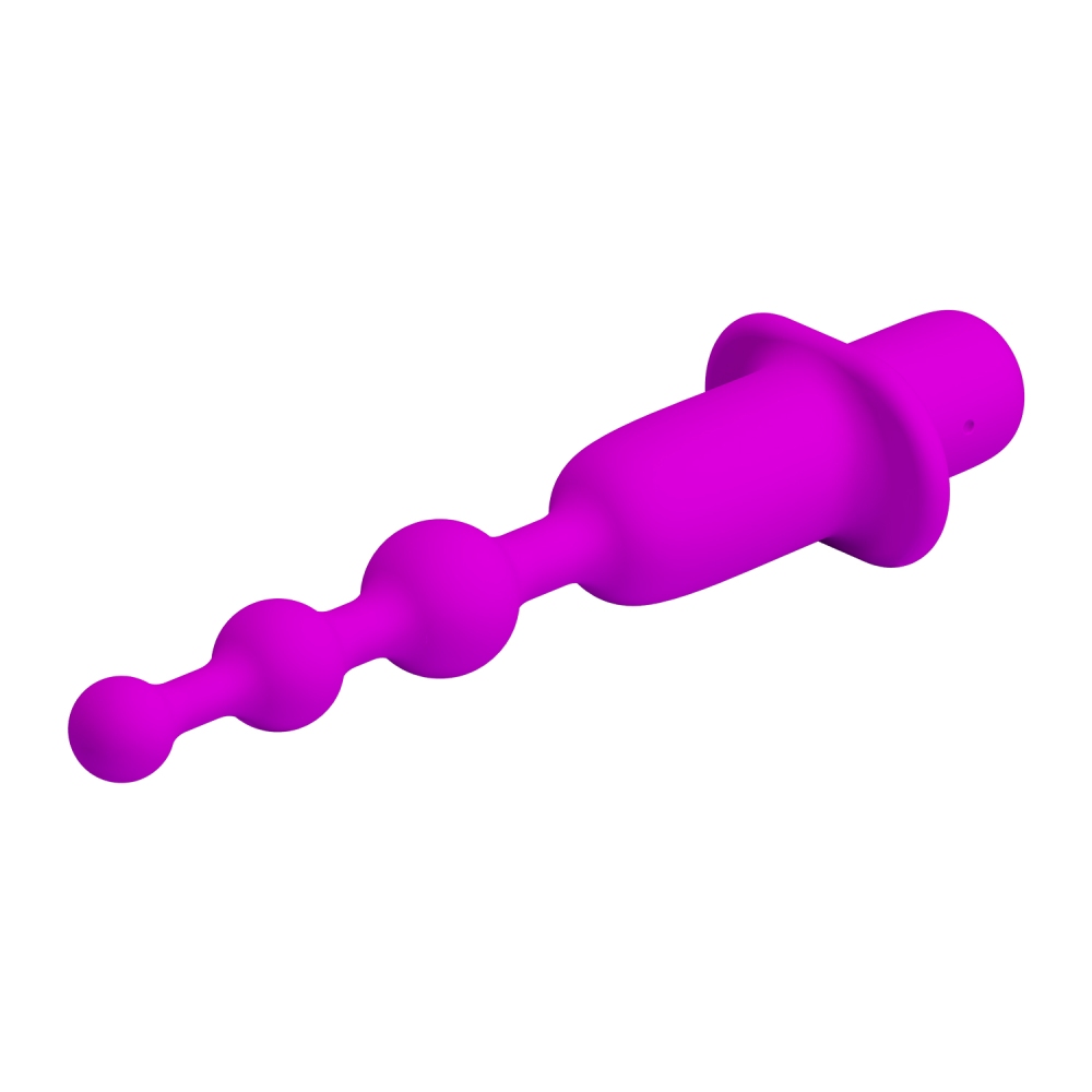 Анальная ёлочка Pretty Love Hermosa с вибрацией, фиолетовая, 13.7 х 2.1 см фото №5 — секс игрушки: Украина, NO TABOO