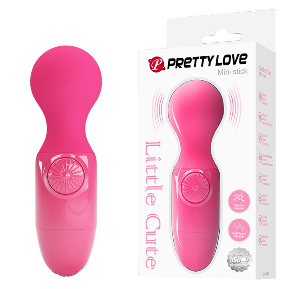 Мини-вибратор-микрофон Pretty Love Little Cute, розовый, 12 х 3.8 см фото №0 — секс игрушки: Украина, NO TABOO