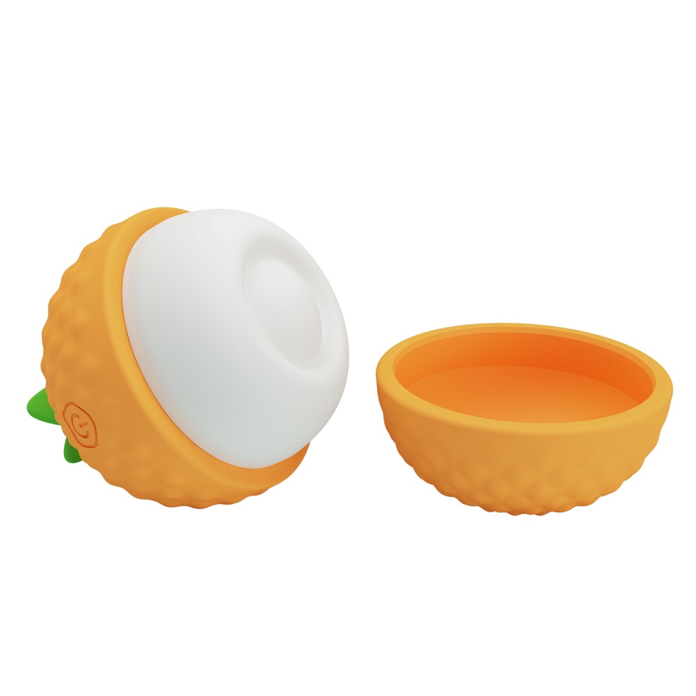 Клиторальный пульсатор Pretty Love Pineapple Secret оранжевый, 5.7 х 5.1 см фото №6 — секс игрушки: Украина, NO TABOO