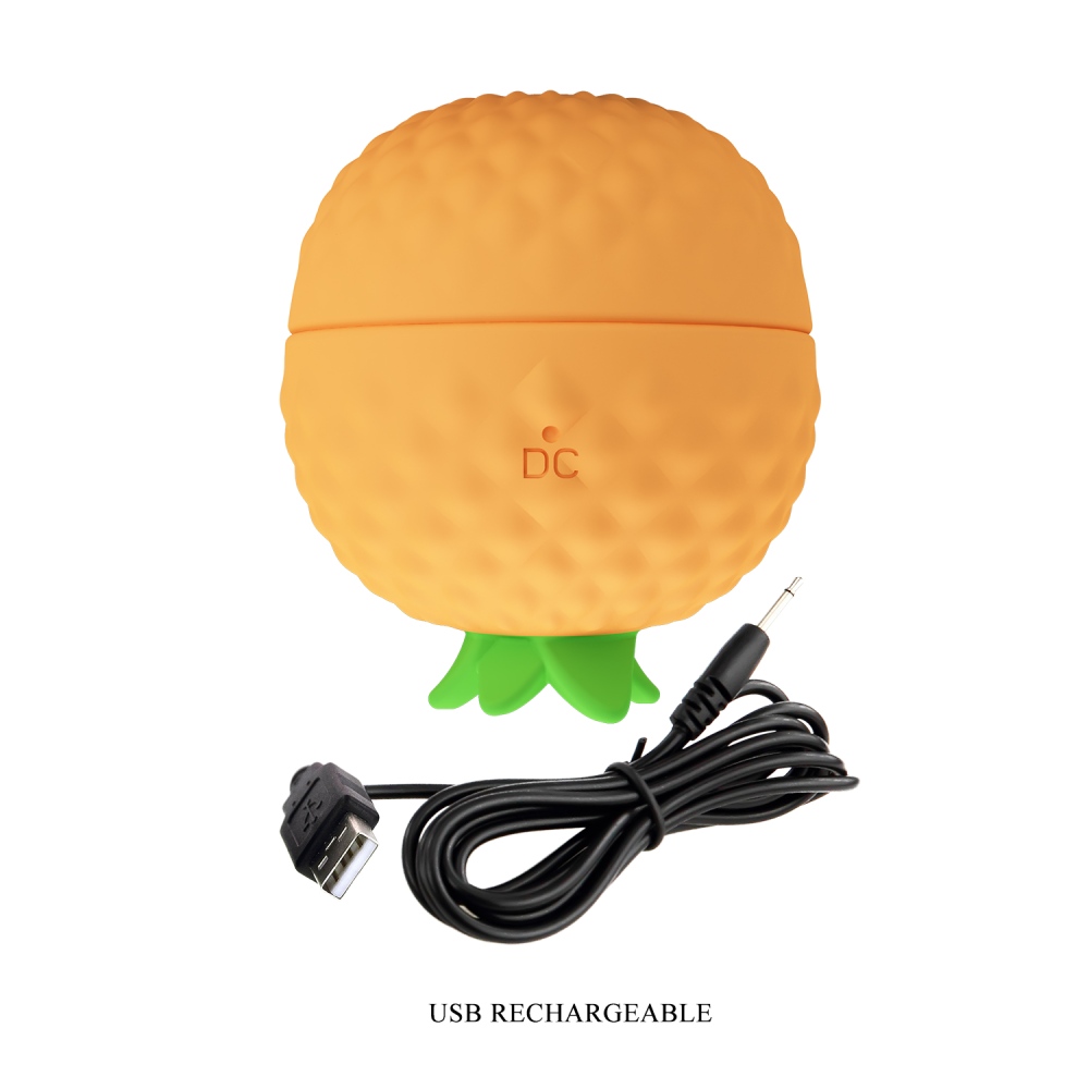 Клиторальный пульсатор Pretty Love Pineapple Secret оранжевый, 5.7 х 5.1 см фото №10 — секс игрушки: Украина, NO TABOO