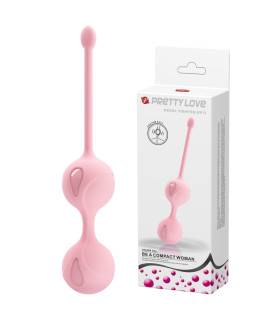 Вагинальные шарики Pretty Love розовые, 16.1 х 3.2 см - No Taboo